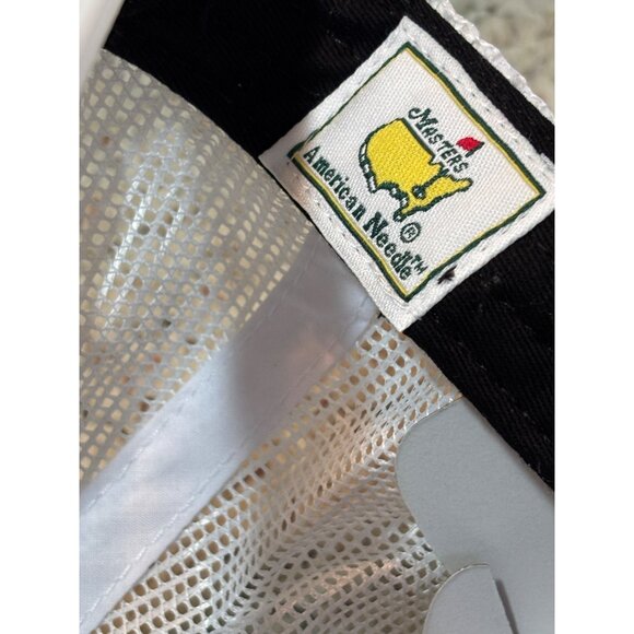 Masters 2022 Augusta National Golf Club Navy & White Mesh Snapback Cap New - Picture 8 of 8